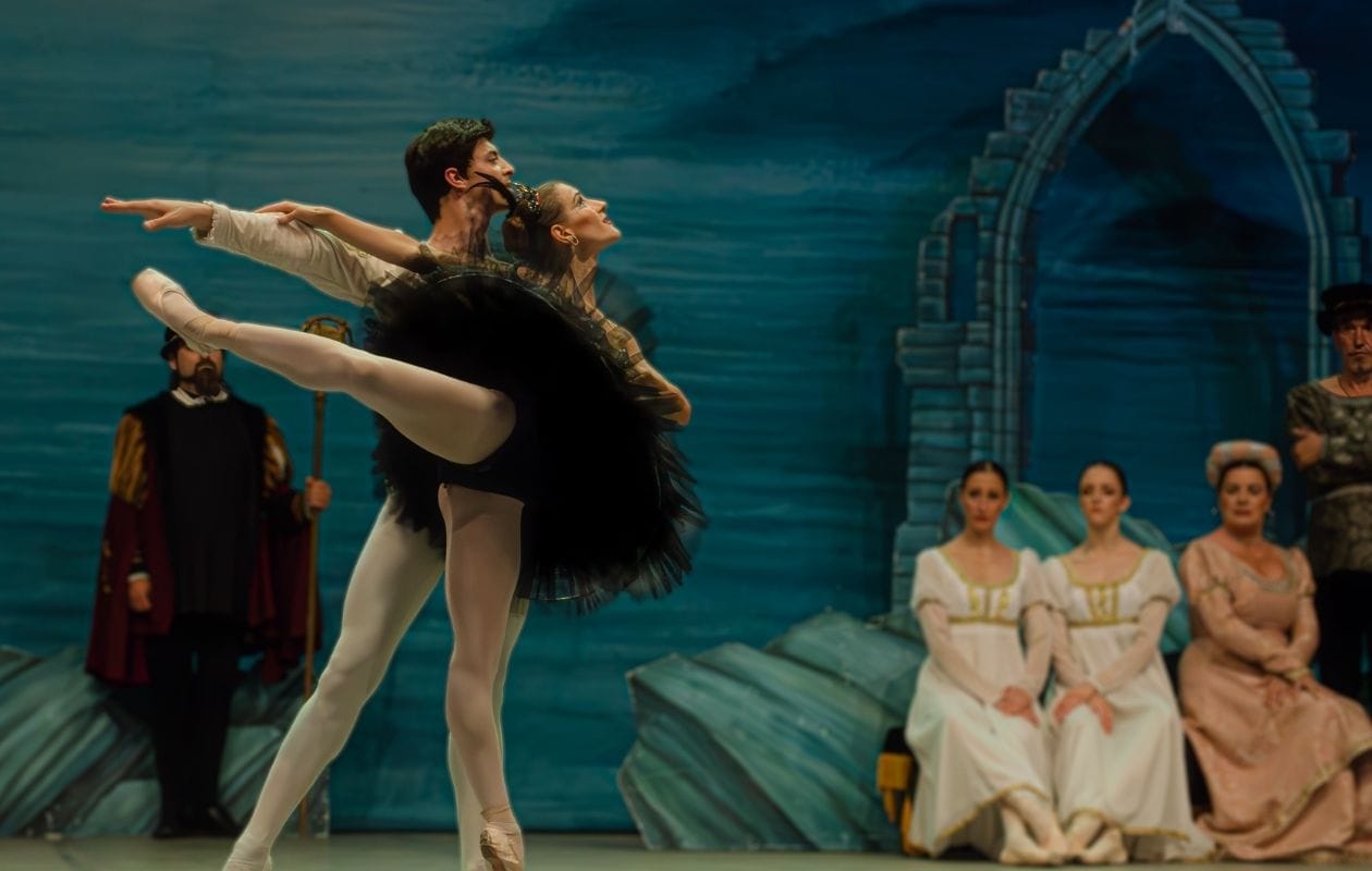 Dancers performing on stage