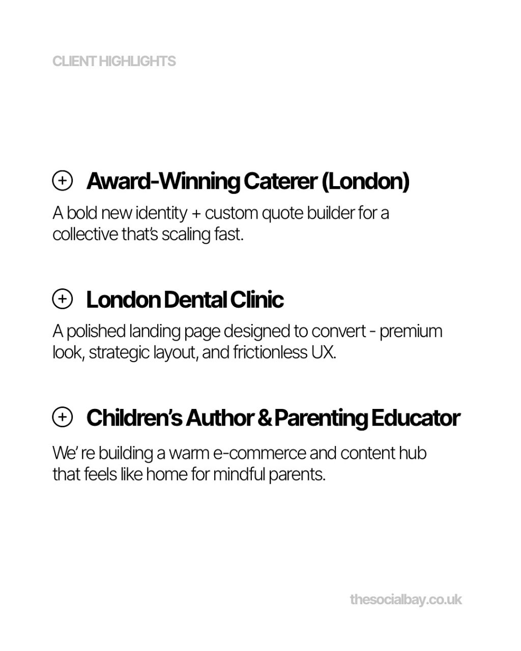 Instagram post from thesocialbayuk. This post is in position 3.